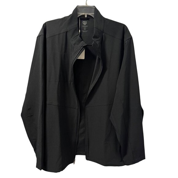 Graham Luxe Black Zip Up Jacket Sz 2XL Lightweight Performance Jacket. NWT - Picture 1 of 12